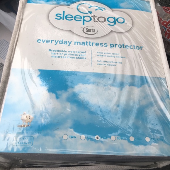 serta Bedding Serta Full Size Mattress Protector New Poshmark